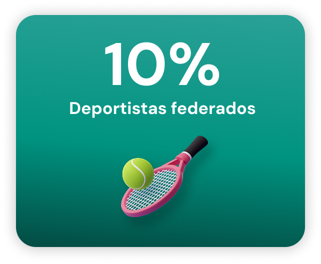 Descuento 10% para deportistas federados Universidad Siglo 21