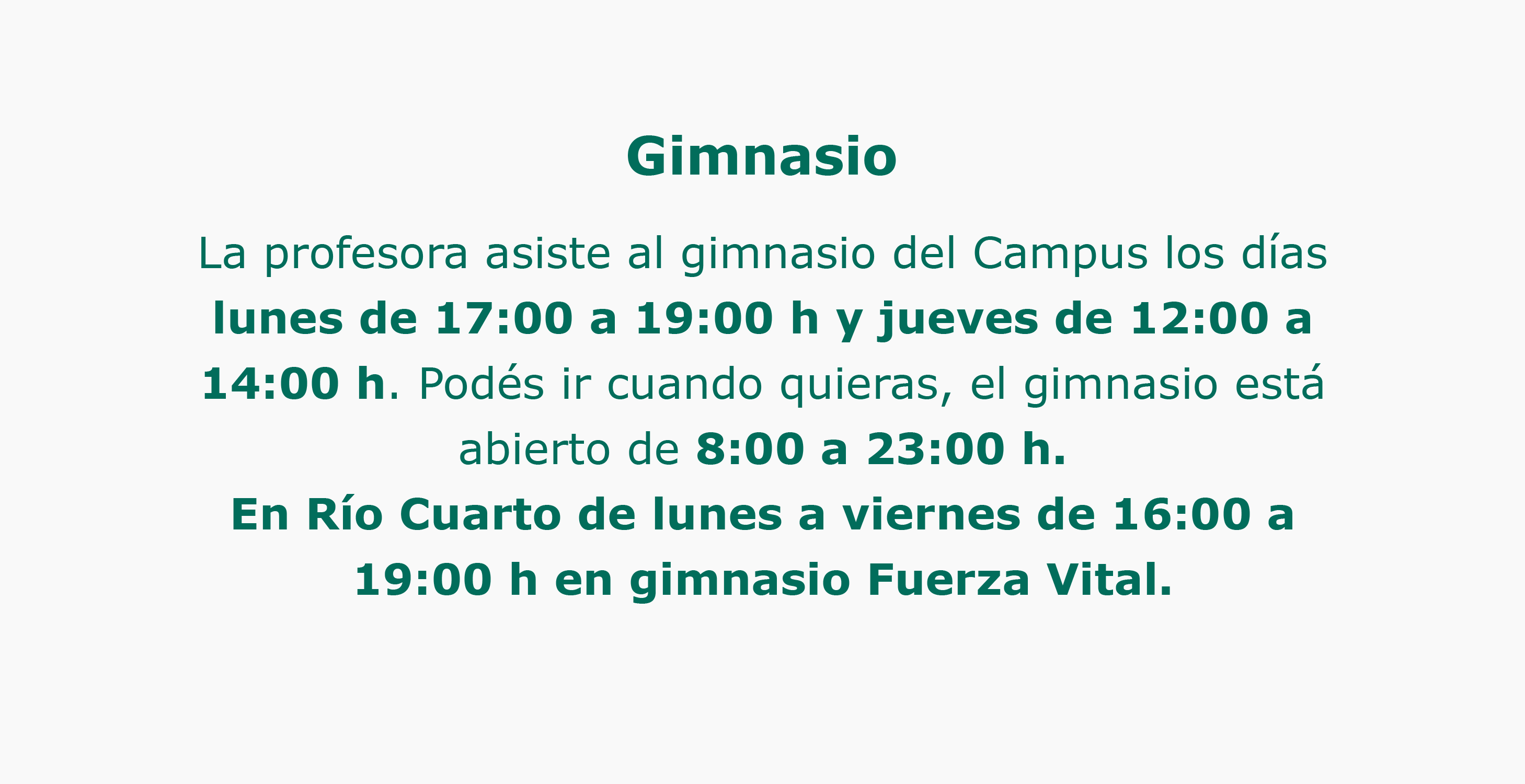 Gimnasio
