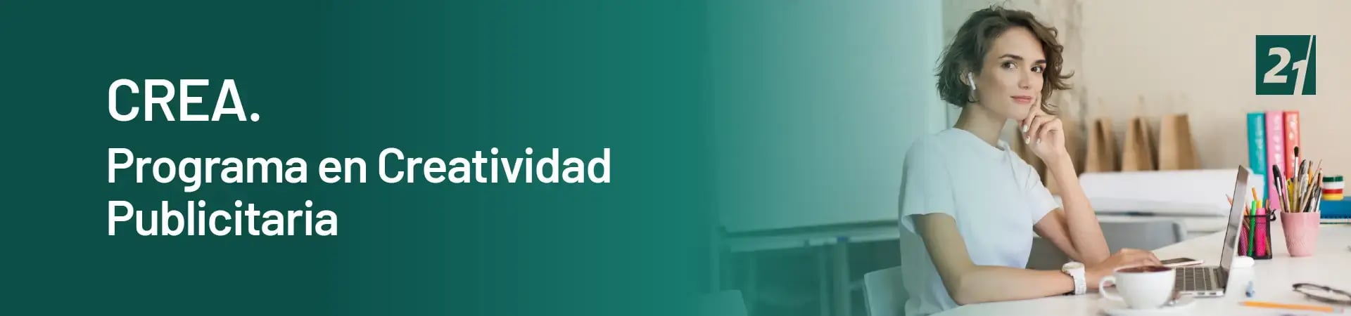 Header Desktop - Crea. Programa en creatividad publicitaria