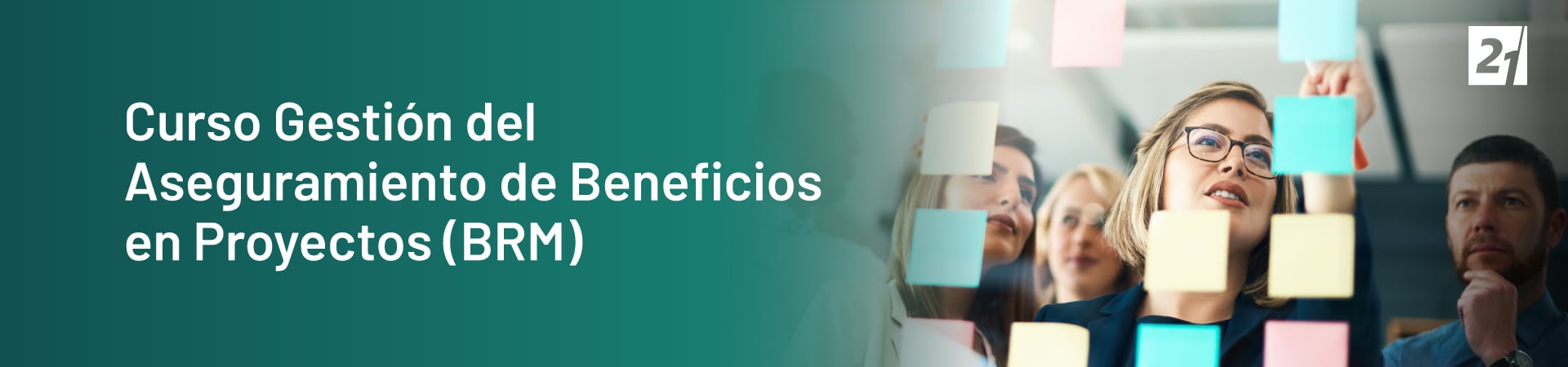 Header Desktop Curso Gestión del Aseguramiento de Beneficios en Proyectos (BRM)
