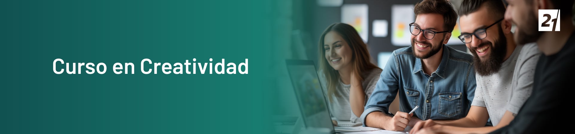 Header Desktop Curso en Creatividad