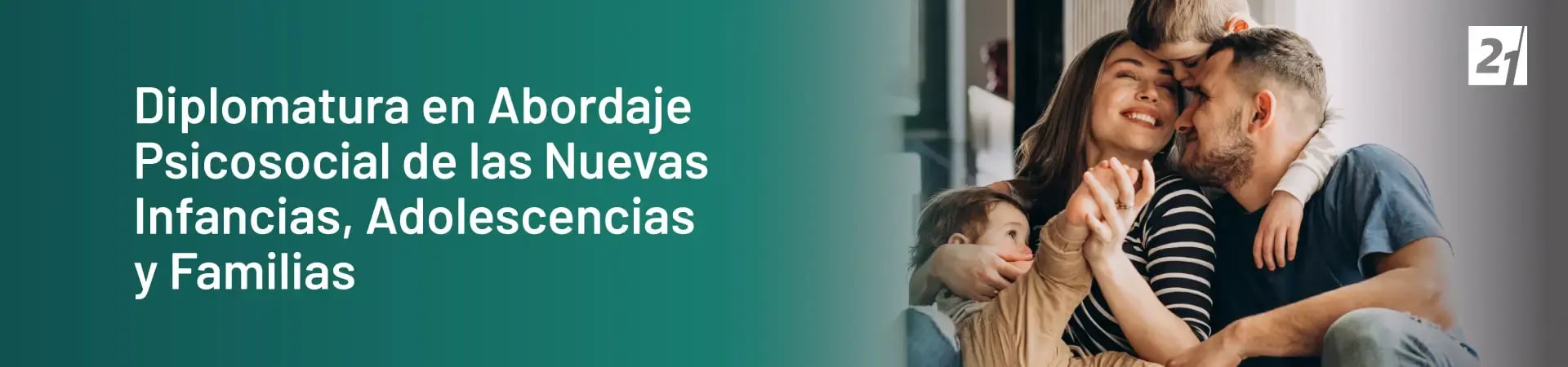 Header Desktop Diplomatura en Abordaje Psicosocial de las Nuevas Infancias, Adolescencias y Familias