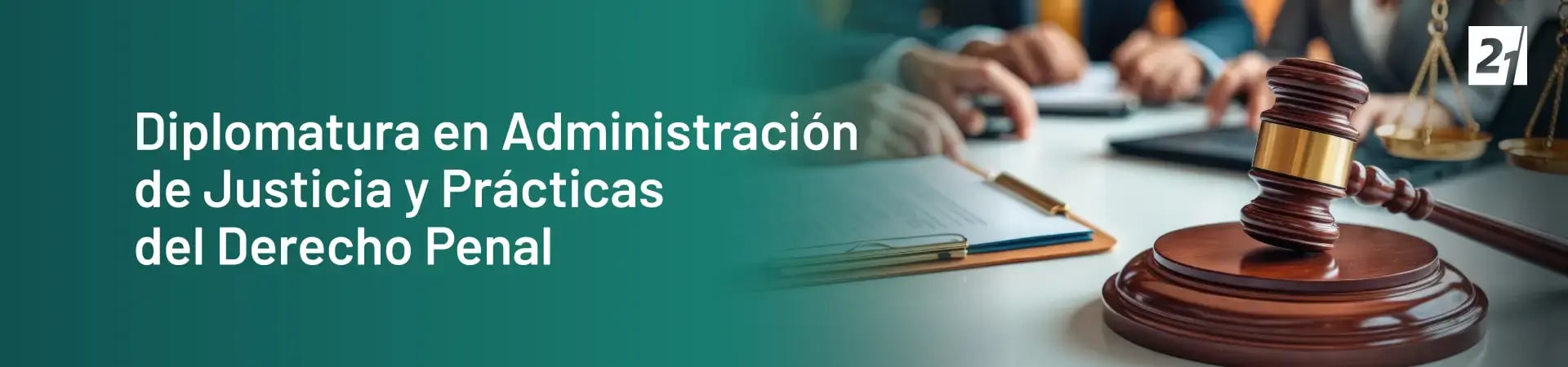 Header Desktop Diplomatura en Administración de Justicia y Prácticas del Derecho Penal