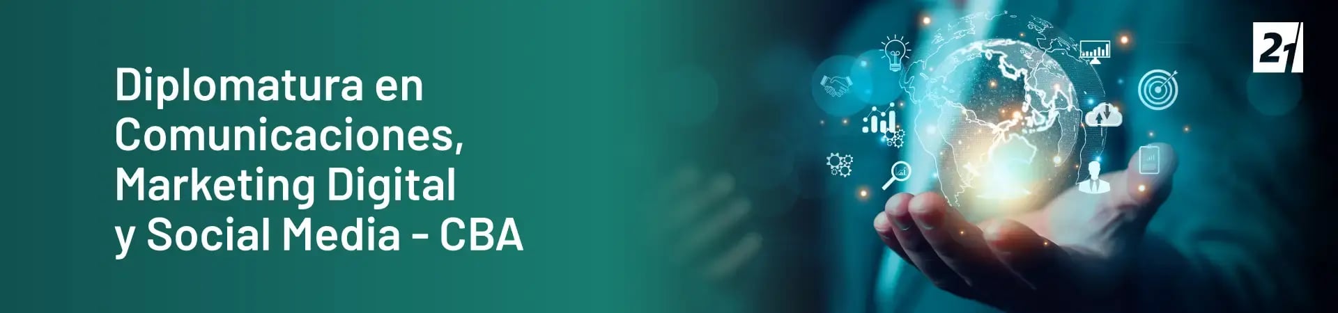 Header Desktop Diplomatura en Comunicaciones, Marketing Digital y Social Media - CBA