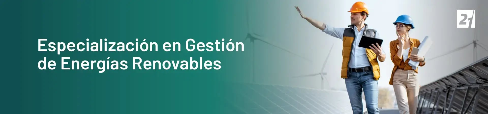 Header Desktop Especialización en Gestión de Energías Renovables
