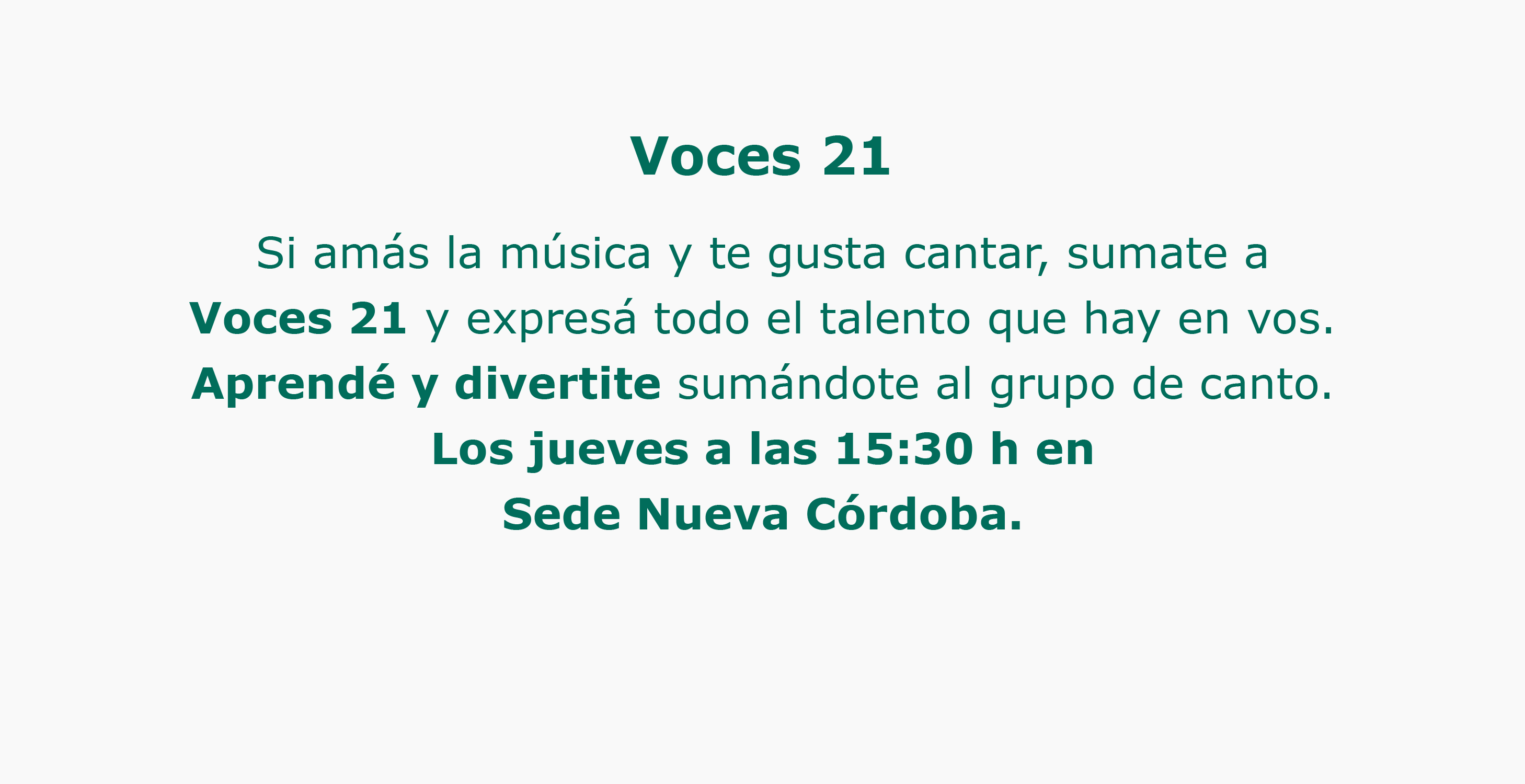 Voces 21