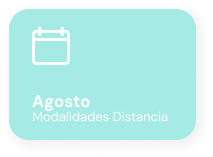 Tarjeta modalidad distancia apertura agosto Universidad Siglo 21